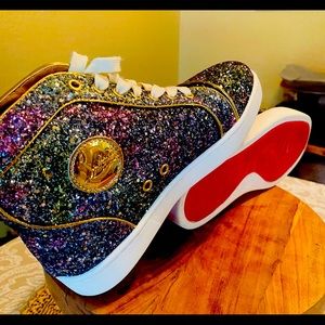 Bip Bip Christian Louboutin Glitter hightops